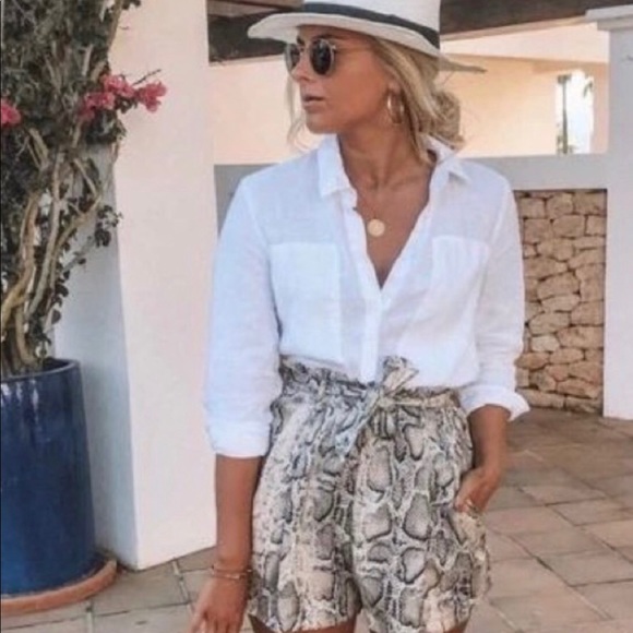 Snakeskin Shorts - Picture 2 of 2